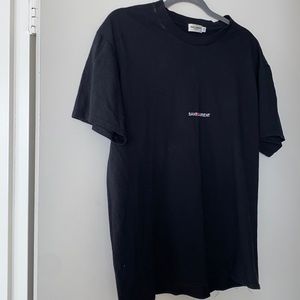 Saint Laurent logo tshirt shirt top unisex